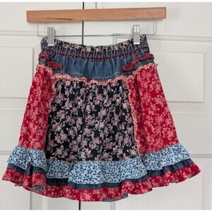 Oilily Floral Patchwork Skirt